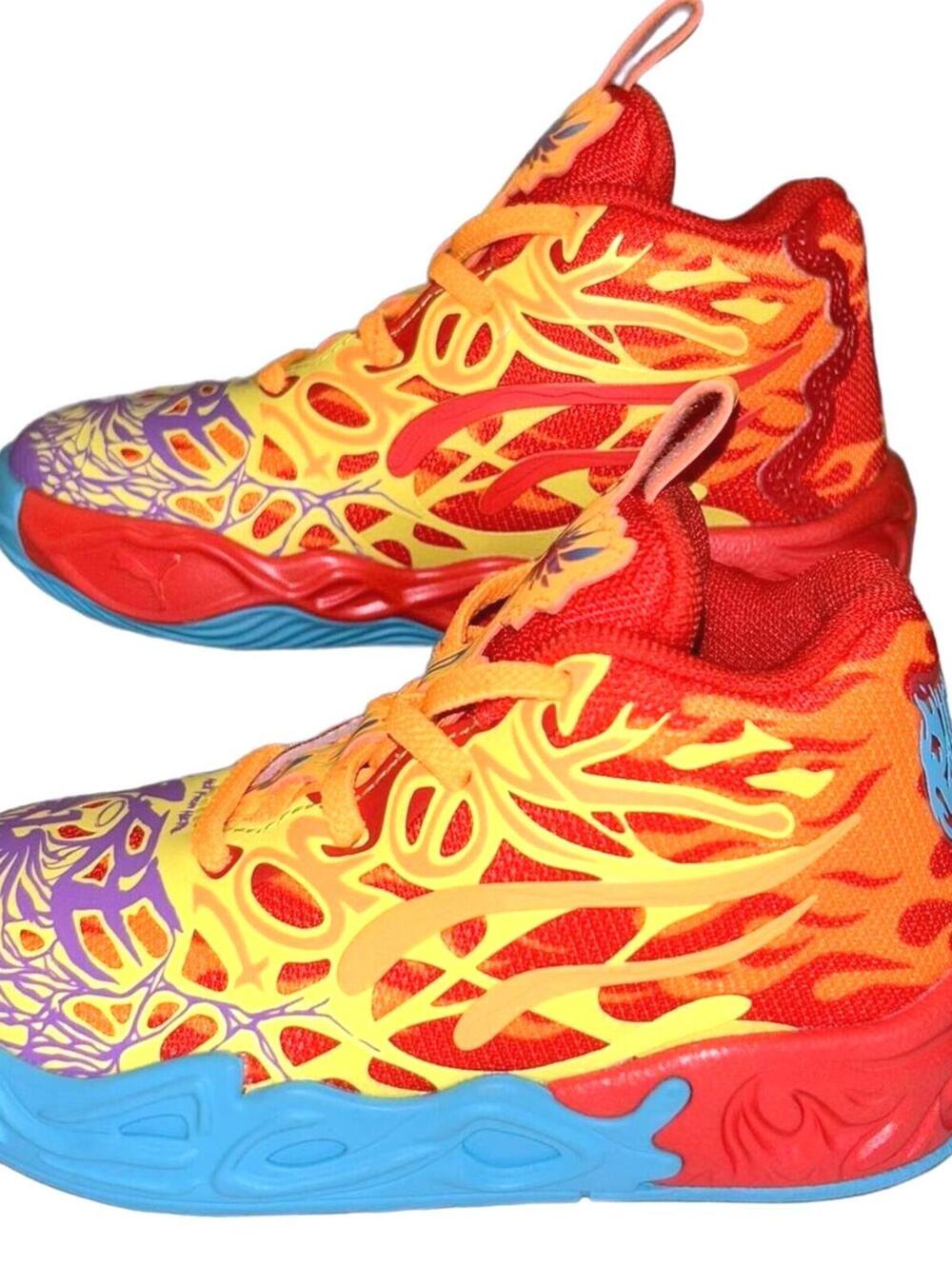 Puma LaMelo Ball MB.04 Phoenix Sneakers "Red/Blue" 311674-01 Toddler 7C | NWT